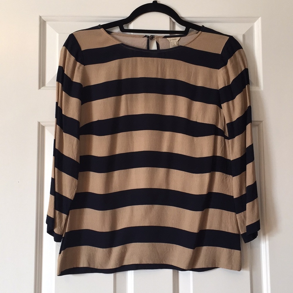 J.Crew stripe blouse